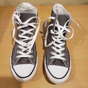 Men's Grey High Top Converse